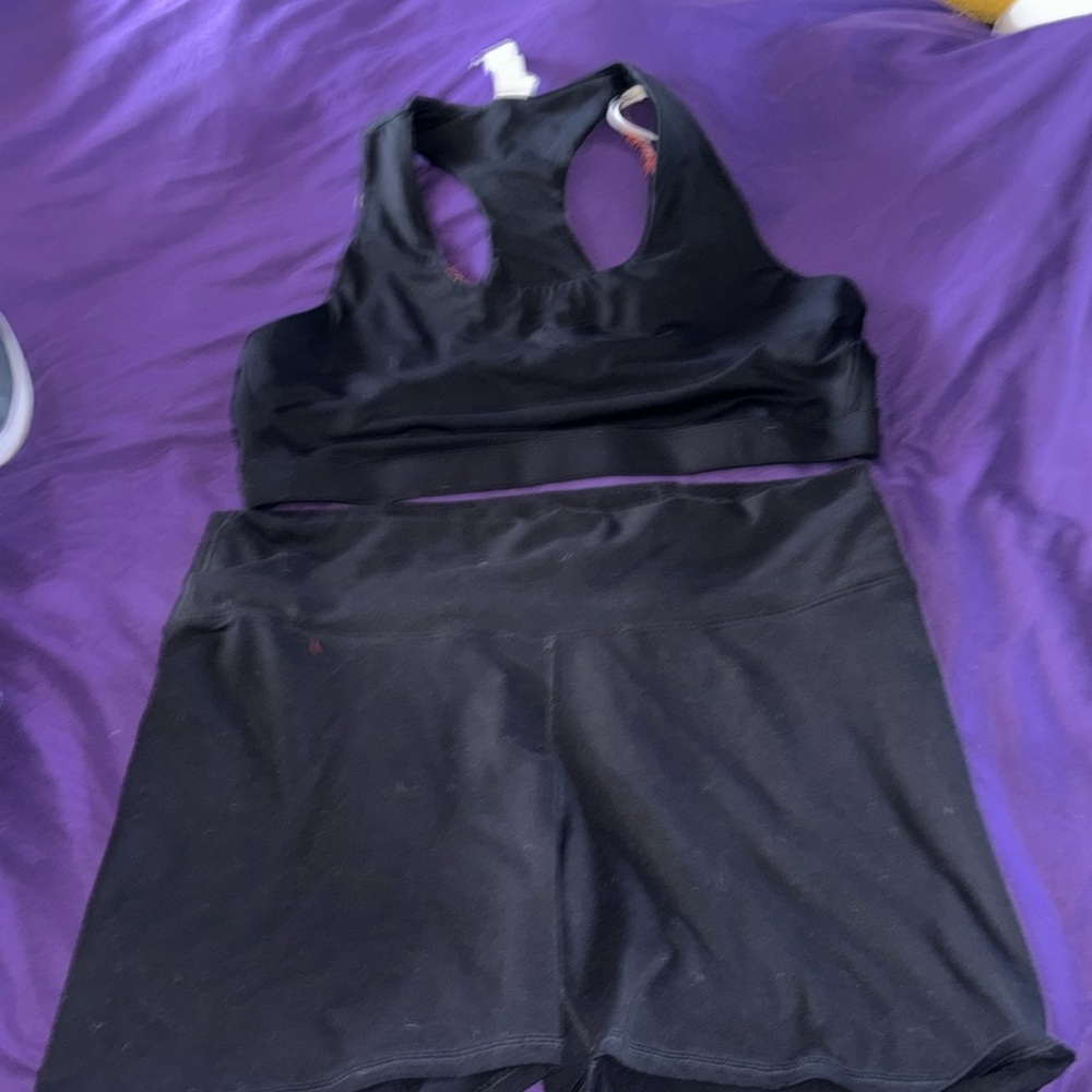 CLOSET CLOSING-Fabletics shorts and sports bra set Size 4X